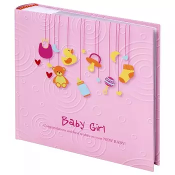 Brauberg Фотоальбом Baby Girl на 200 фото 10х15 см