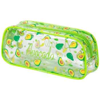 Brauberg Пенал-косметичка Lucent Avocado 21х9х5 см