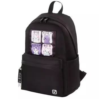 Brauberg Рюкзак Fashion City универсальный Friendly cats 44х31х16 см