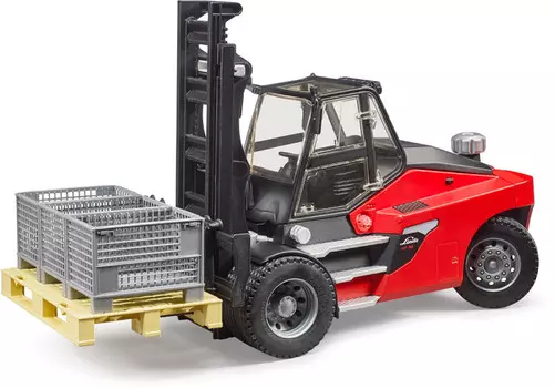 Bruder Погрузчик Linde HT160 с 3 паллетами