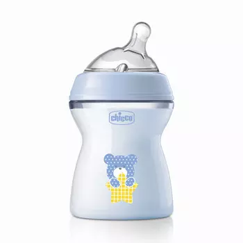 Бутылочка Chicco Natural Feeling силиконовая соска с флексорами c 2 мес. 250 мл