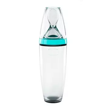 Бутылочка Kunder силиконовая с ложкой дозатором 120 мл