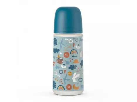 Бутылочка Suavinex с мягкой физиологической силиконовой соской Into the forest 360 мл