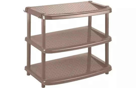 Бытпласт Этажерка для обуви Паола (3 полки)