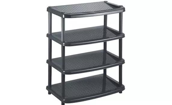 Бытпласт Этажерка для обуви Паола 4 полки