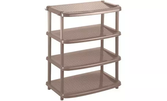 Бытпласт Этажерка для обуви Паола (4 полки)