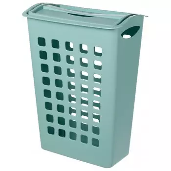 Бытпласт Корзина для белья с поворотной крышкой узкая