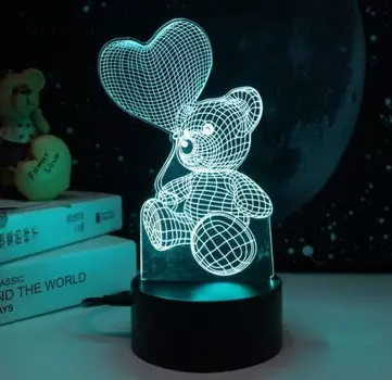 Camelion Ночник Мишка NL-402