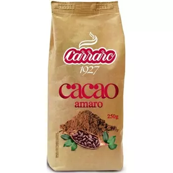 Carraro Какао Amaro без сахара 250 г