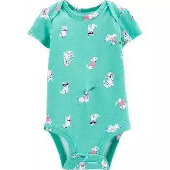Carter's Боди для девочки Собачки