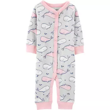Carter's Комбинезон для девочки с китами 1H300210