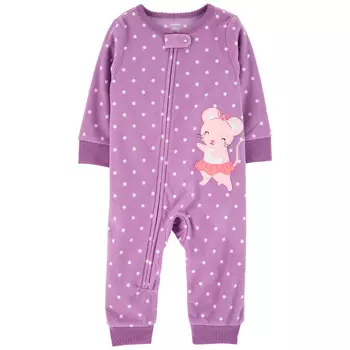 Carter's Комбинезон-слип флисовый с открытой ножкой