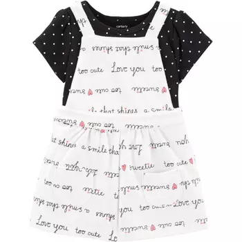 Carter's Комплект для девочки (боди, сарафан)