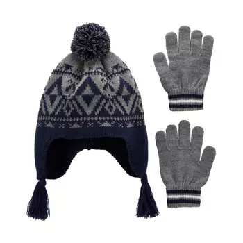 Carter's Комплект для мальчика (шапка, перчатки) 3M117610