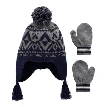 Carter's Комплект для мальчика (шапка, варежки) 2M117110