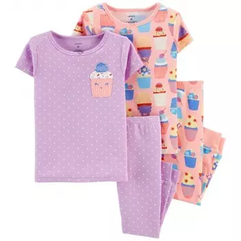 Carter's Пижамный комплект Пирожные (4 предмета)