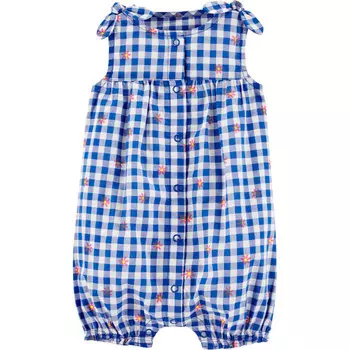 Carter's Полукомбинезон для девочки в клетку