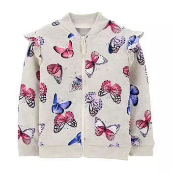 Carter's Толстовка для девочки с бабочками