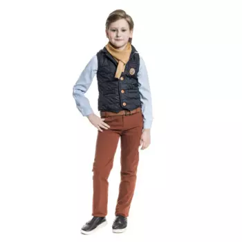 Cascatto Комплект для мальчика (брюки, рубашка, жилет, шарф, ремень) G-KOMM18