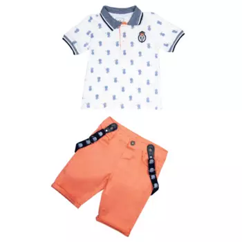 Cascatto Комплект одежды для мальчика (футболка, бриджи, подтяжки) G-KOMM18/21