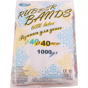 Centrum Резинки банковские для денег ассорти 1000 г