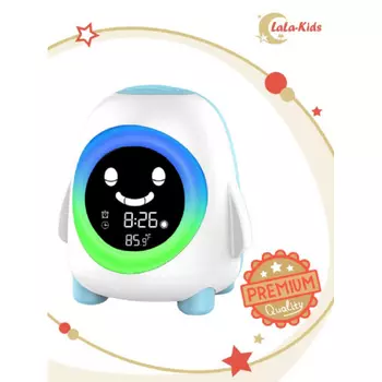 Часы LaLa-Kids Будильник электронный Пингвин с ночником и тренировкой сна