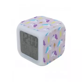 Часы Mihi Mihi Будильник Единорог с подсветкой №12
