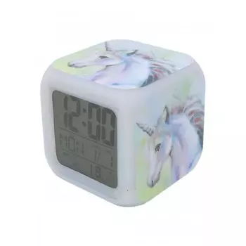 Часы Mihi Mihi Будильник Единорог с подсветкой №3
