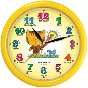 Часы Troyka настенные Котенок
