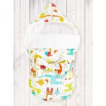 CherryMom Конверт на выписку Жирафики (весна-осень)