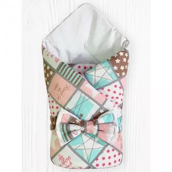 CherryMom Конверт-одеяло на выписку Звездная Мозаика (демисезон)