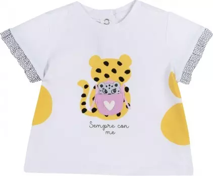 Chicco Футболка для девочки Леопард