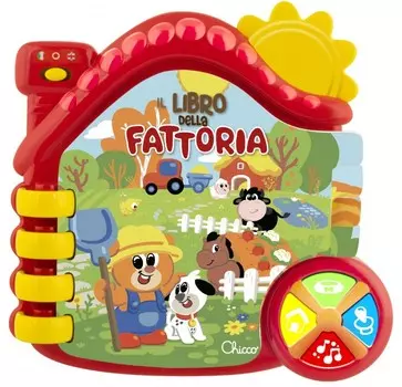 Chicco Книжка-игрушка Ферма