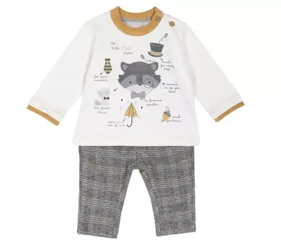 Chicco Комплект для мальчиков лонгслив и брюки 090763340