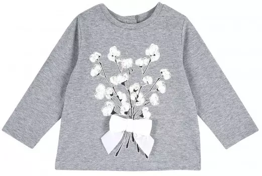 Chicco Лонгслив для девочки Букет