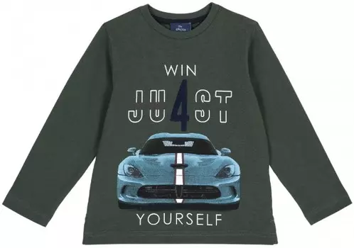 Chicco Лонгслив для мальчика Автомобиль