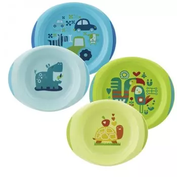 Chicco Набор тарелок с 12+ мес. 2 шт.