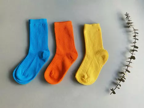 Chuckle.kids Комплект носочков в рубчик 3 пары