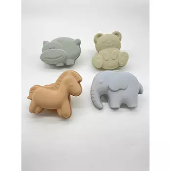 Chuckle.kids Силиконовые формочки для песочницы Животные