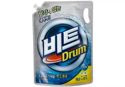 CJ Lion Жидкое средство для стирки Beat Drum мягкая упаковка 2 л