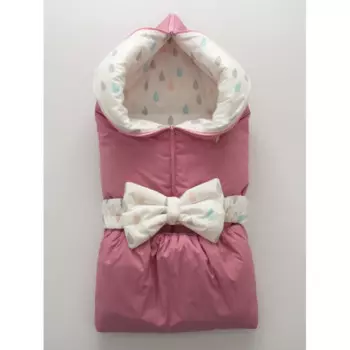 Clapsy Одеяло-трансформер Пудра Капельки