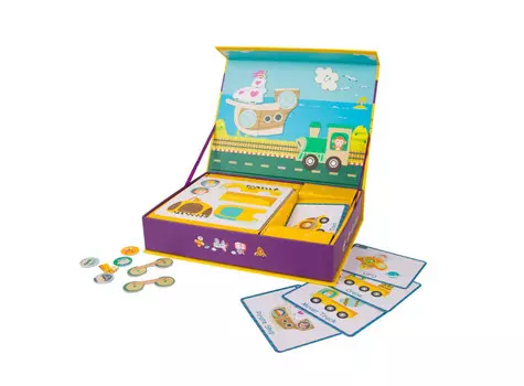 Classic World Книга-игра Транспорт магнитная