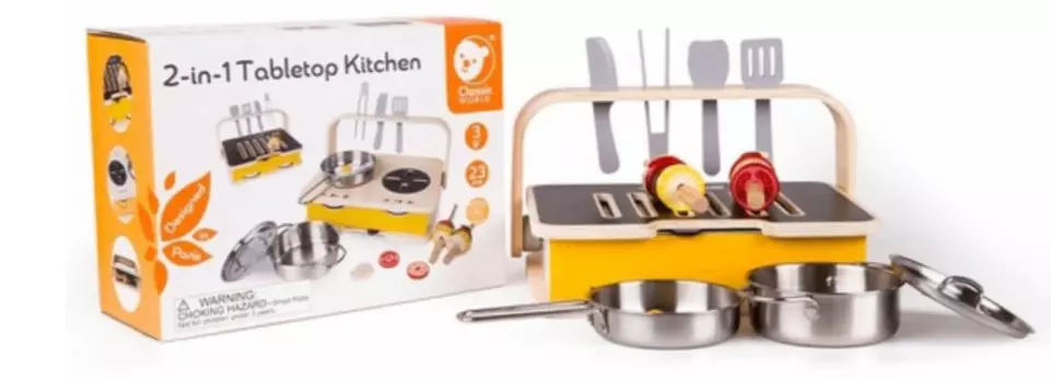 Classic World Набор игровой с переносной кухней 2 в 1