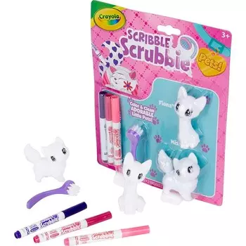 Crayola Фигурки для раскрашивания Washimals Котята
