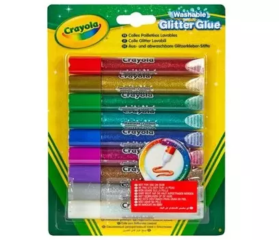 Crayola Клей с блестками 9 цветов
