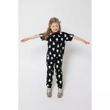 Crockid Брюки для девочки Котики-мороженки КР 400092