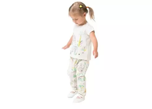 Crockid Брюки для девочки Слоники КР 4983