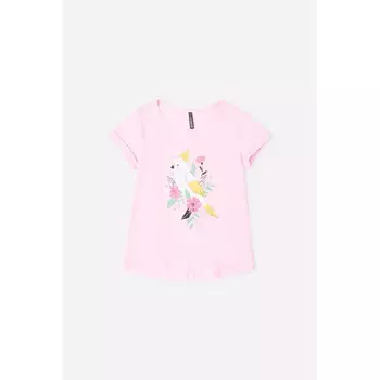 Crockid Фуфайка для девочки Цветные какаду