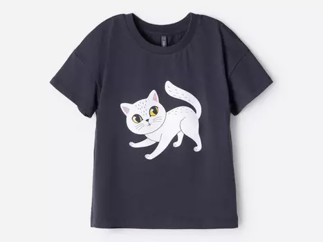 Crockid Фуфайка для девочки Fanny cats КР 301862