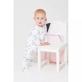 Crockid Комбинезон ясельный для девочки Весёлые зебры